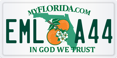 FL license plate EMLA44