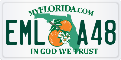 FL license plate EMLA48
