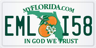 FL license plate EMLI58