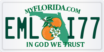 FL license plate EMLI77