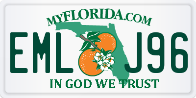 FL license plate EMLJ96