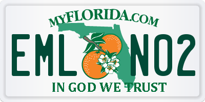 FL license plate EMLN02