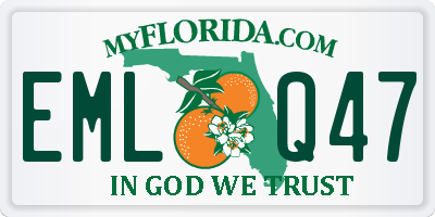 FL license plate EMLQ47
