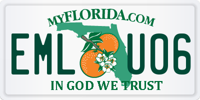 FL license plate EMLU06
