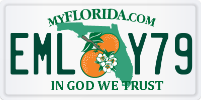 FL license plate EMLY79