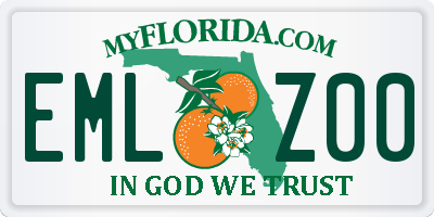 FL license plate EMLZ00