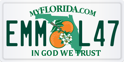 FL license plate EMML47