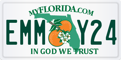 FL license plate EMMY24