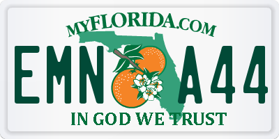FL license plate EMNA44
