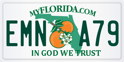 FL license plate EMNA79