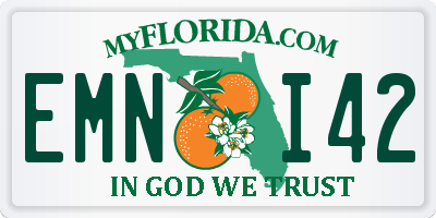 FL license plate EMNI42