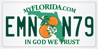 FL license plate EMNN79