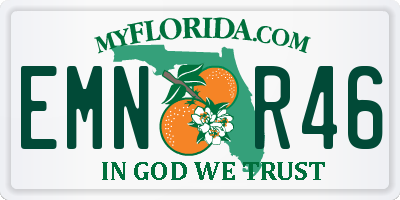 FL license plate EMNR46