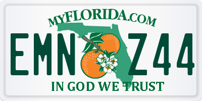 FL license plate EMNZ44