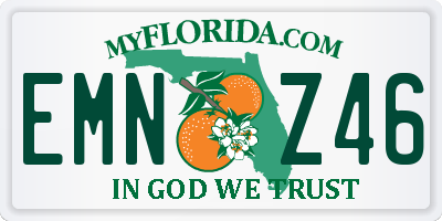 FL license plate EMNZ46