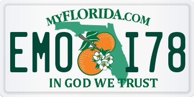 FL license plate EMOI78