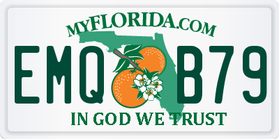 FL license plate EMQB79