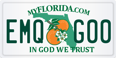 FL license plate EMQG00