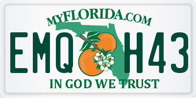 FL license plate EMQH43
