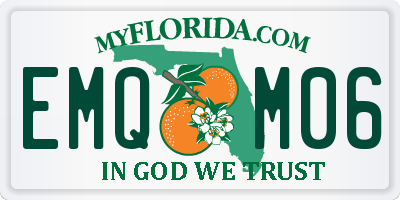 FL license plate EMQM06