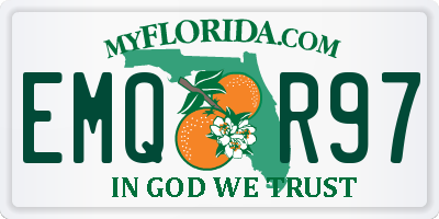 FL license plate EMQR97