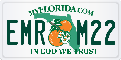 FL license plate EMRM22
