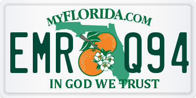 FL license plate EMRQ94