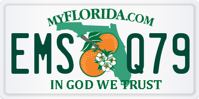FL license plate EMSQ79