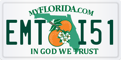 FL license plate EMTI51