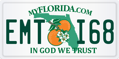 FL license plate EMTI68