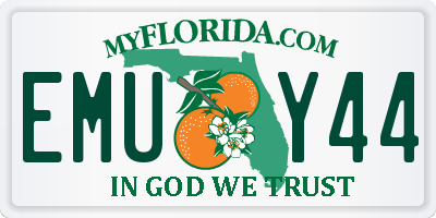 FL license plate EMUY44