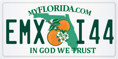 FL license plate EMXI44