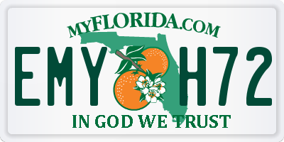 FL license plate EMYH72