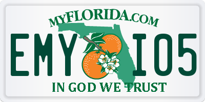 FL license plate EMYI05