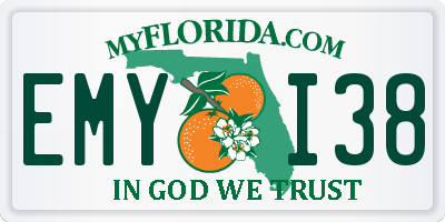 FL license plate EMYI38