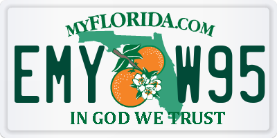 FL license plate EMYW95
