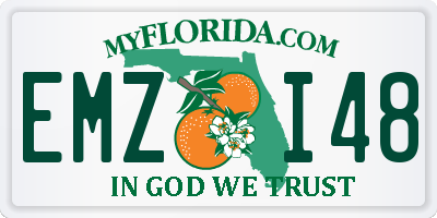 FL license plate EMZI48
