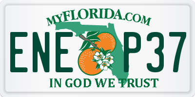 FL license plate ENEP37