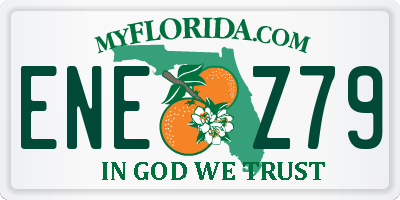 FL license plate ENEZ79