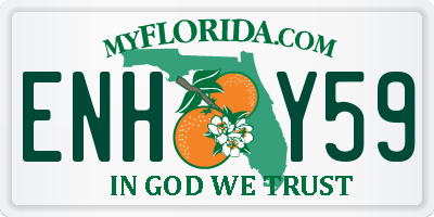 FL license plate ENHY59