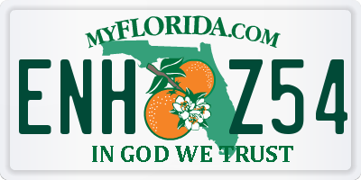 FL license plate ENHZ54