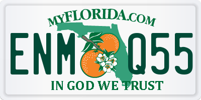 FL license plate ENMQ55