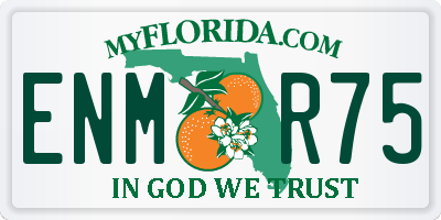 FL license plate ENMR75