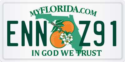 FL license plate ENNZ91