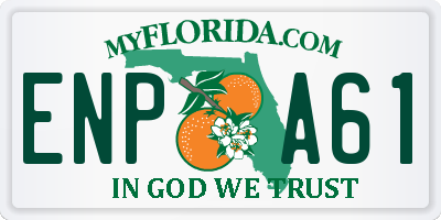 FL license plate ENPA61