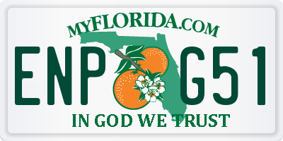FL license plate ENPG51