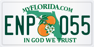 FL license plate ENPO55