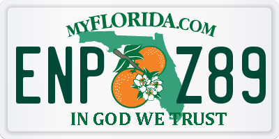 FL license plate ENPZ89