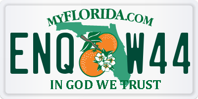 FL license plate ENQW44