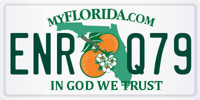 FL license plate ENRQ79